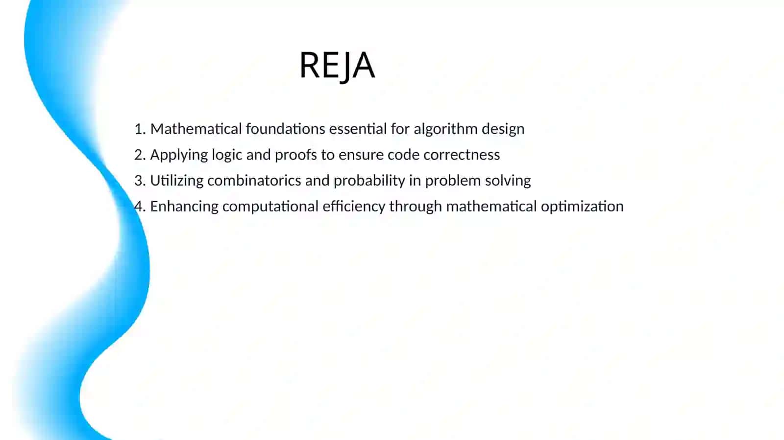 MATH THINKING IN PROGRAMMING 2