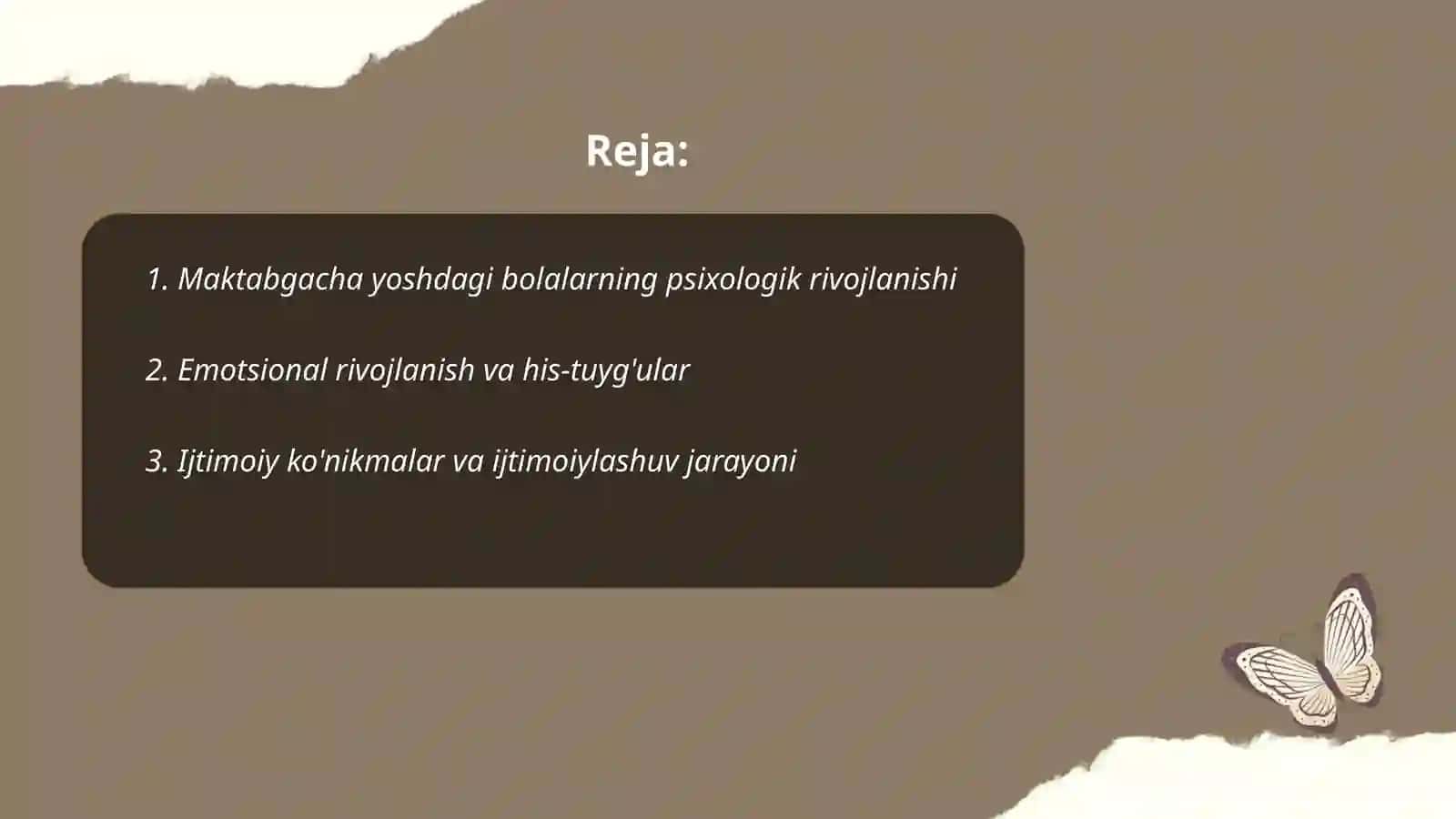 Maktabgacha tarbiya davri psixalogiyasi 2
