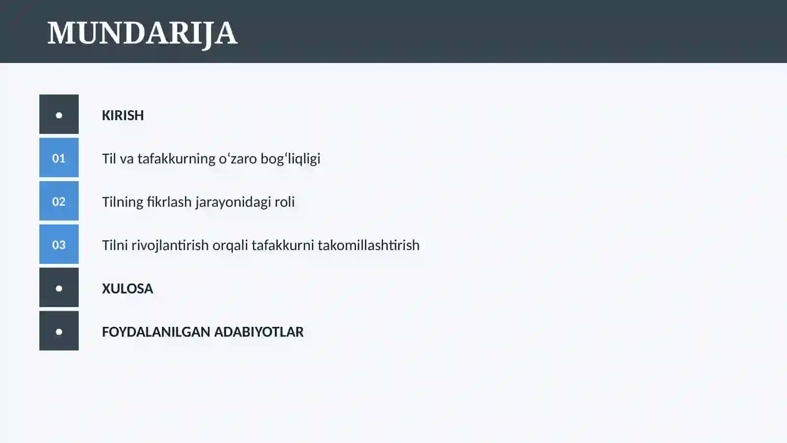 TIL VA TAFAKKUR 2