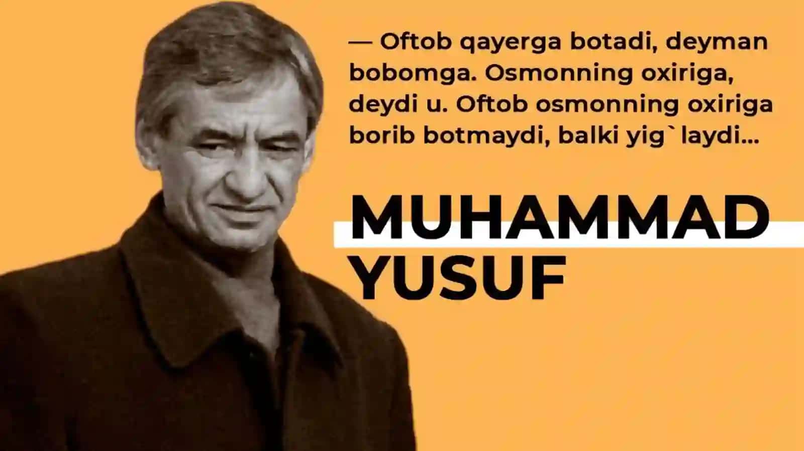 Muhammad Yusuf hayoti va ijodi 2