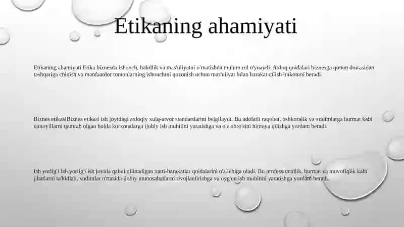 Biznes Etiketi 2