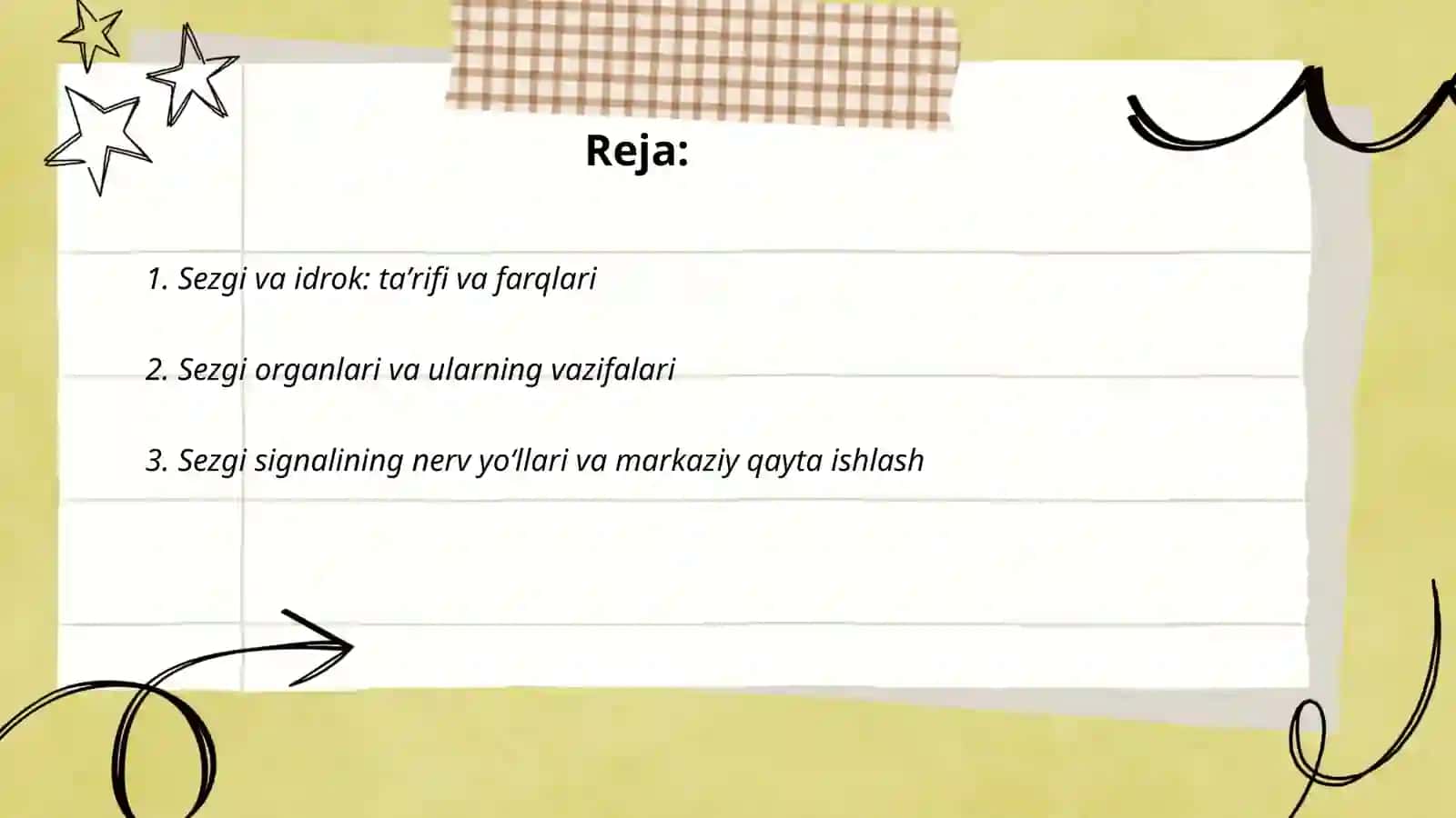 Sezgi va idrok haqida tushuncha 2