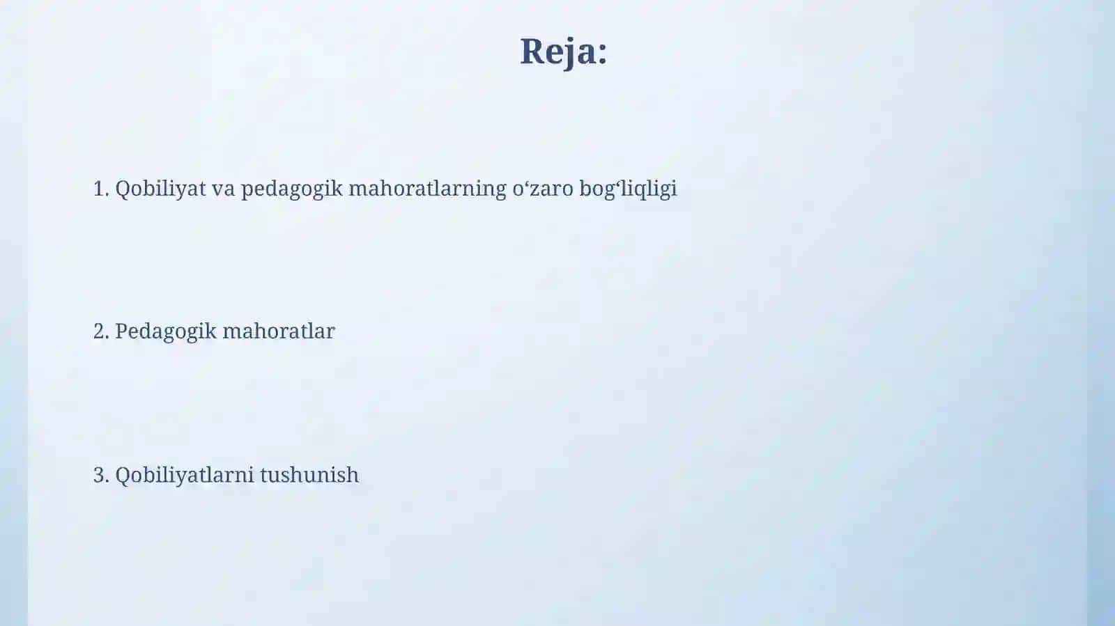 Qobilyat va pedagogik qobiliyat haqida tushuncha 2