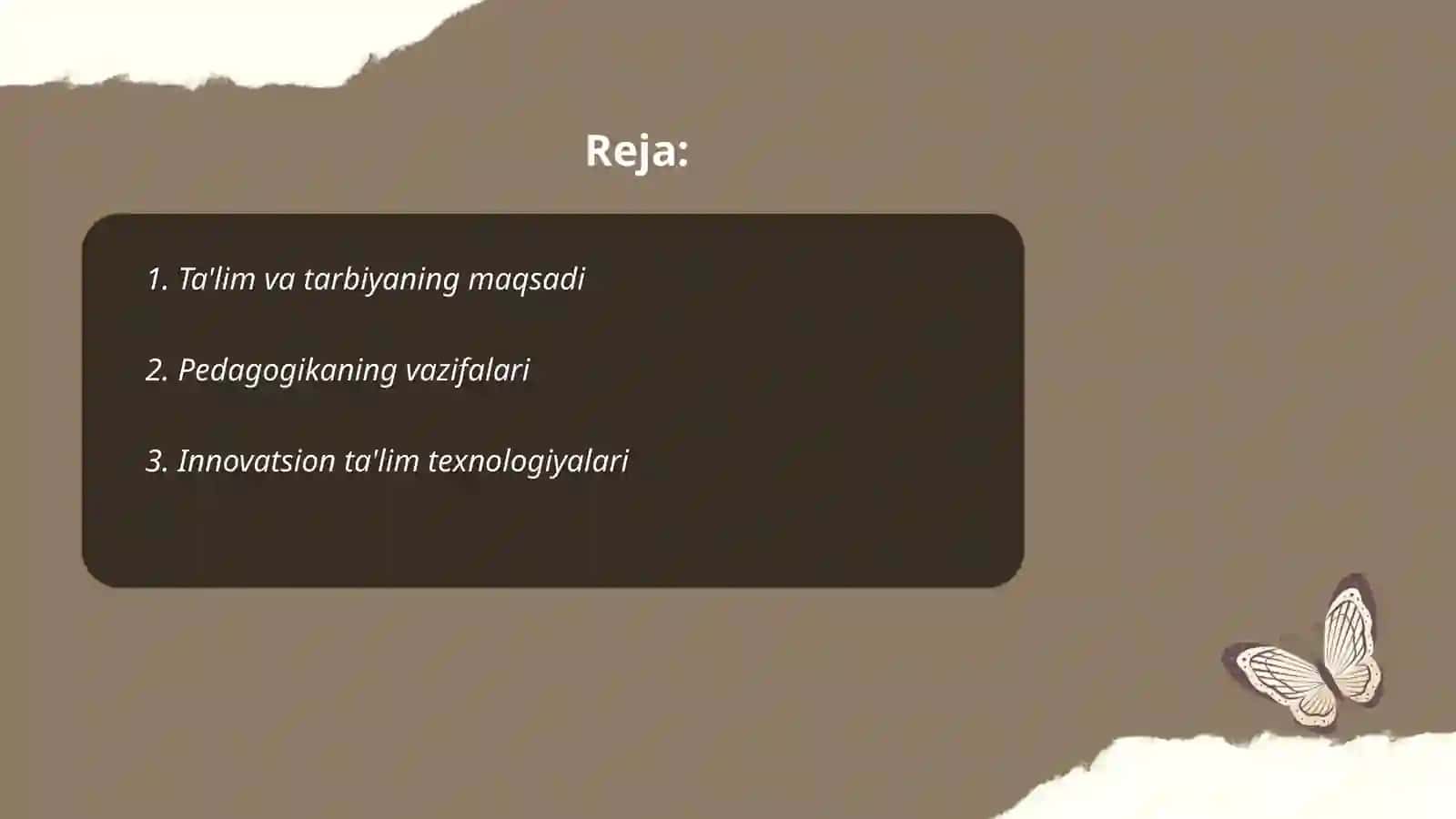Pedagogika fanining maqsad vazifalari 2