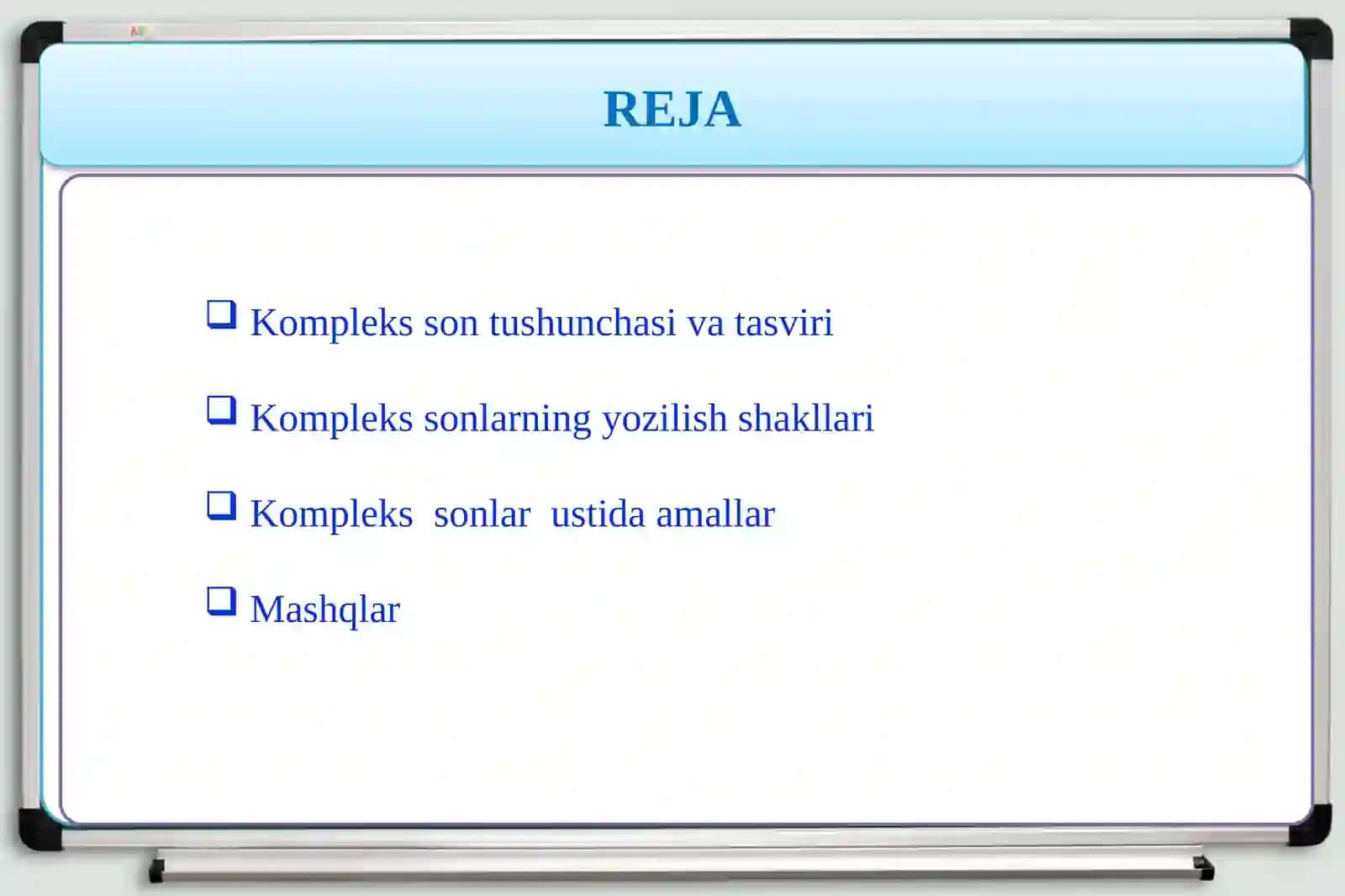 Matematika fanini o‘qitish metodikasi 2