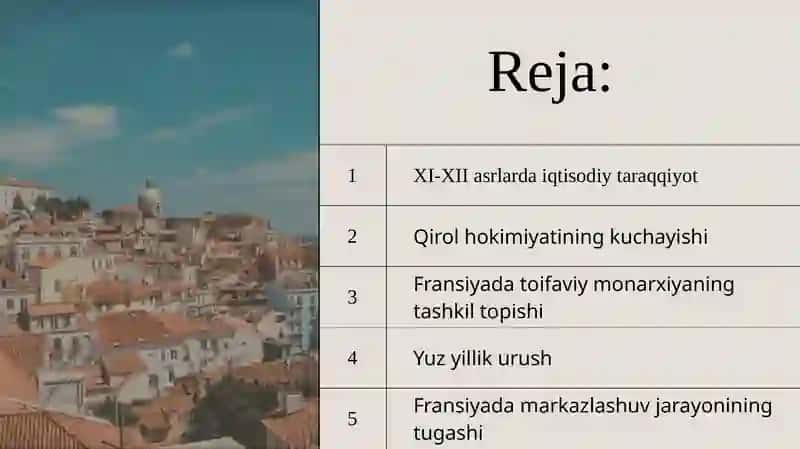 XI-XV asrlarda Fransiya 2