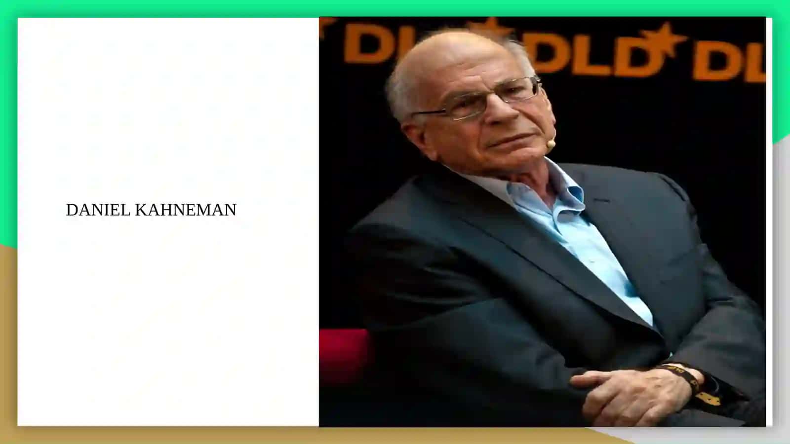 Daniel Kahneman: Xulq-atvor Iqtisodiyoti va Prospekt Nazariyasi (A+ Prezentatsiya / Mustaqil ish) 2