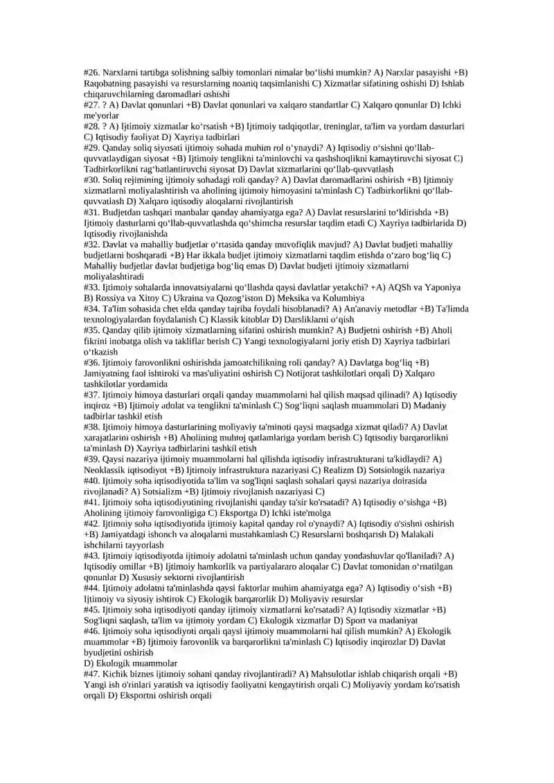 Ijtimoiy soha iqtisodiyoti 2