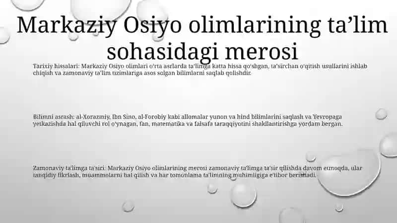 Yuksak Manaviyatli Yoshlarni Tarbiyalashda O'Rta Osiyo Allomalari Ilmiy Merosining Òrni 2