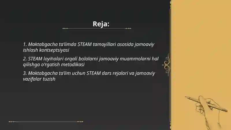 Maktabgacha taʼlimda STEAM texnologiyasi 2
