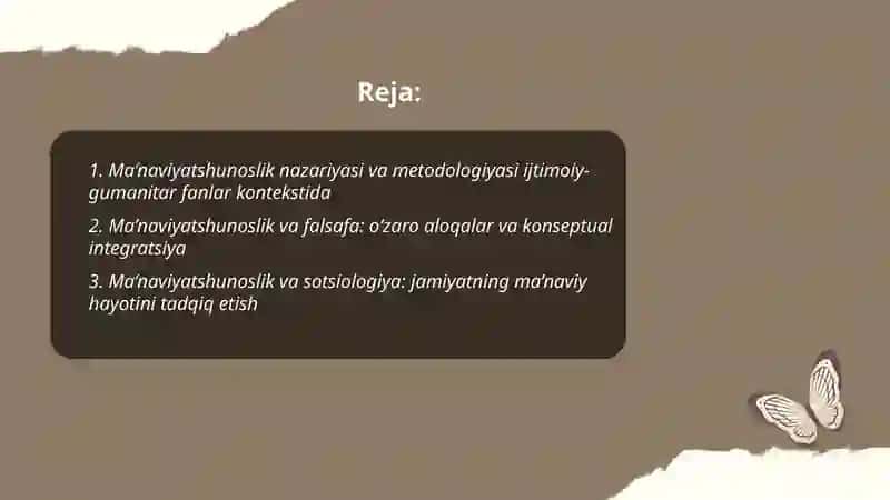 Ma’naviyatshunoslik ijtimoiy-gumanitar fanlar tizimida 2
