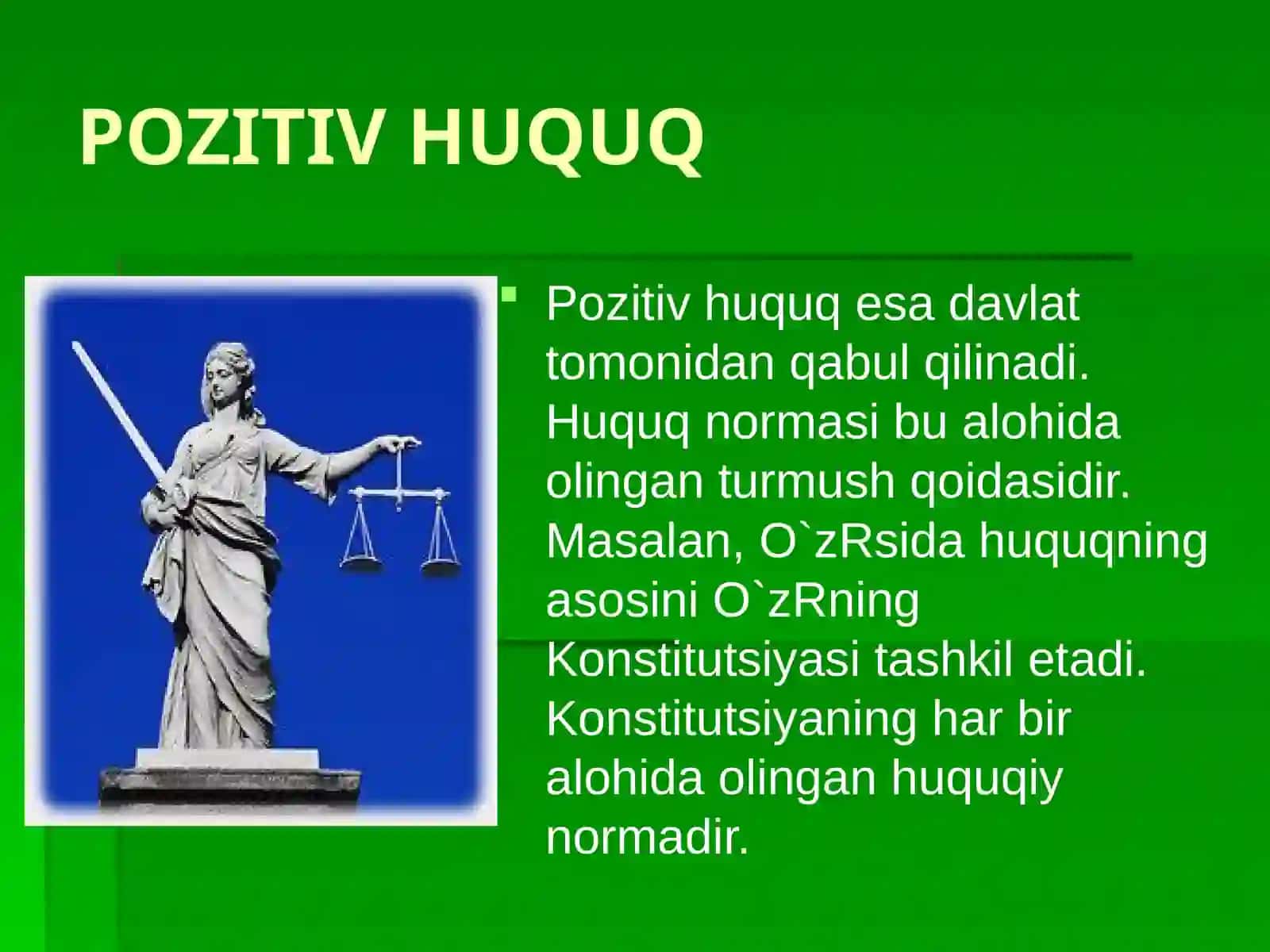 Huquq  normalari 2