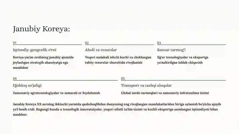 Janubiy Koreya 2