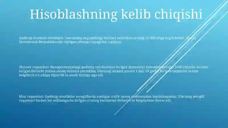 Son Sanoq Tushunchasi Natural Son Sanoq Va Nol Tushunchalarining Yuzaga Kelishi Tarixidan 2
