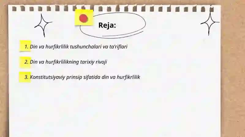 Din va hurfikrlilik 2