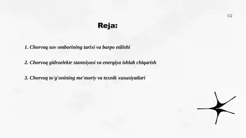 Chorvoq suv ombori 2