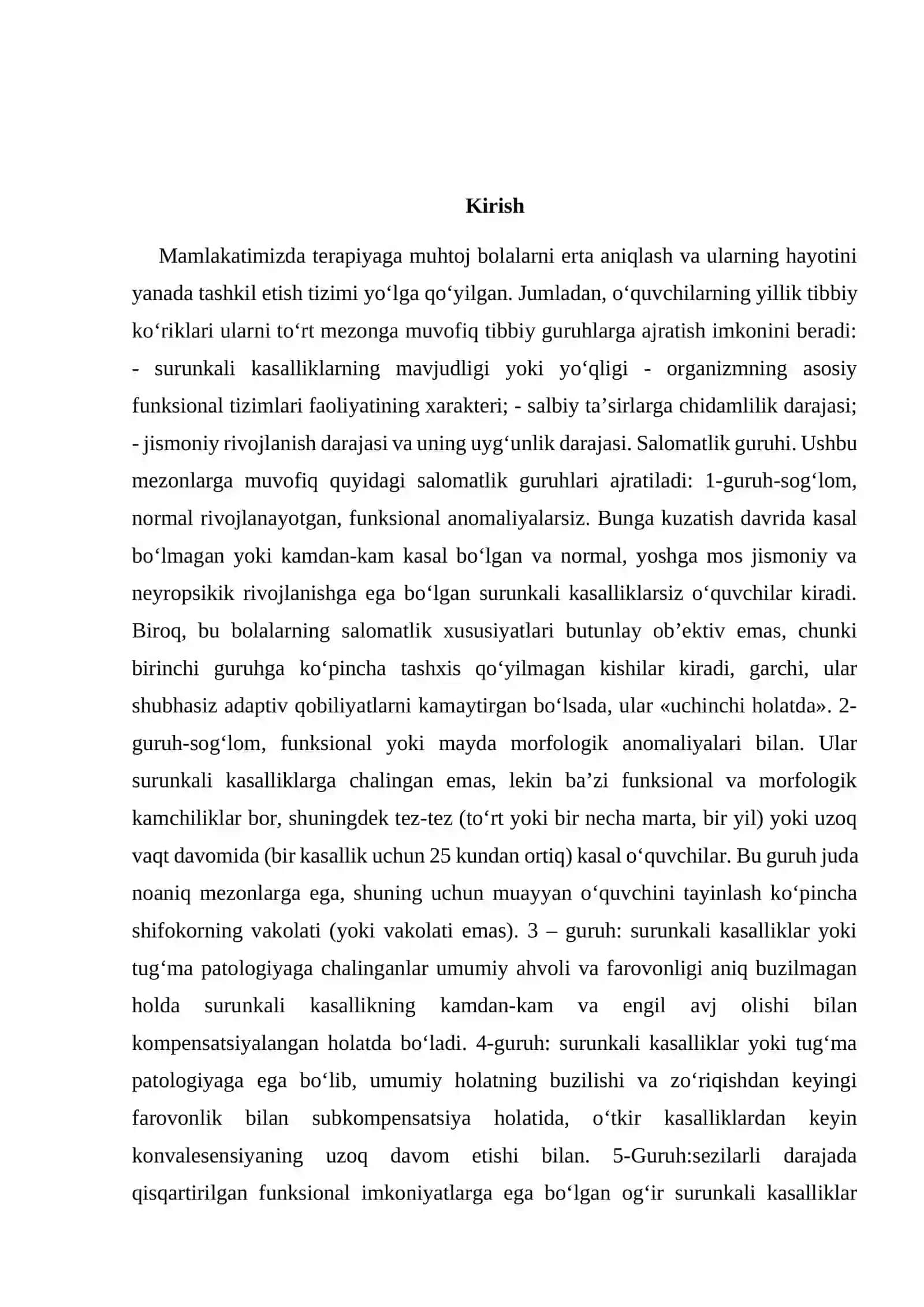 Maxsus tibbiy guruhlar jismoniy tarbiyasi 2