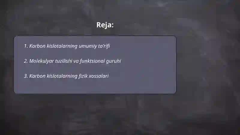 Karbon kislotalar 2