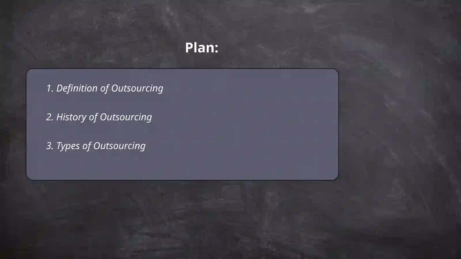 Outsourcing 2
