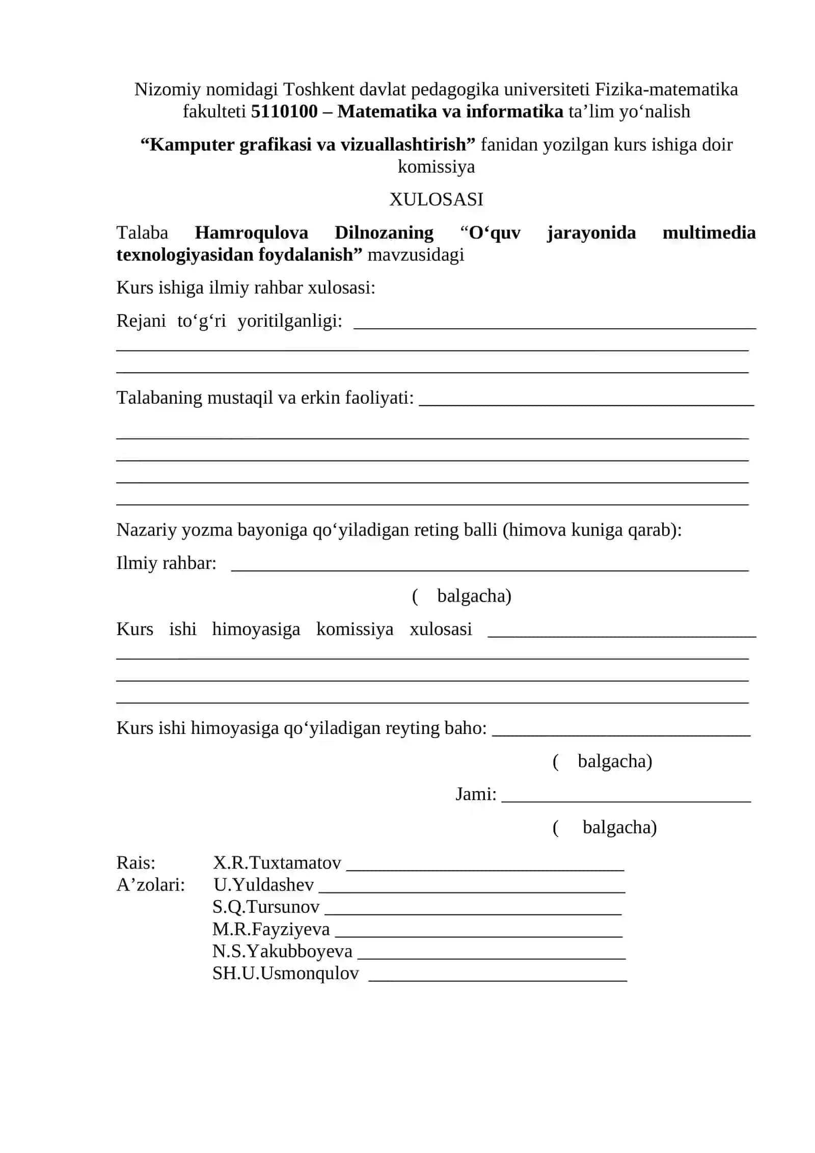 Oʻquv jarayonida multimedia texnologiyasidan foydalanish 2