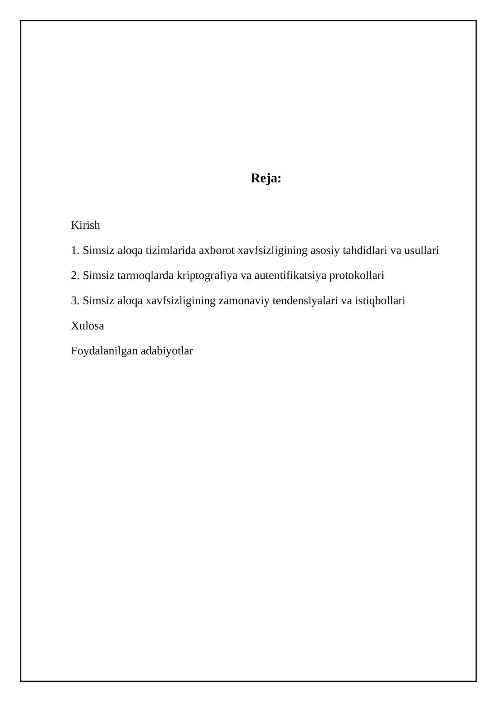 Simsiz aloqa tizimlarida axborotni himoyalash vositalari 2