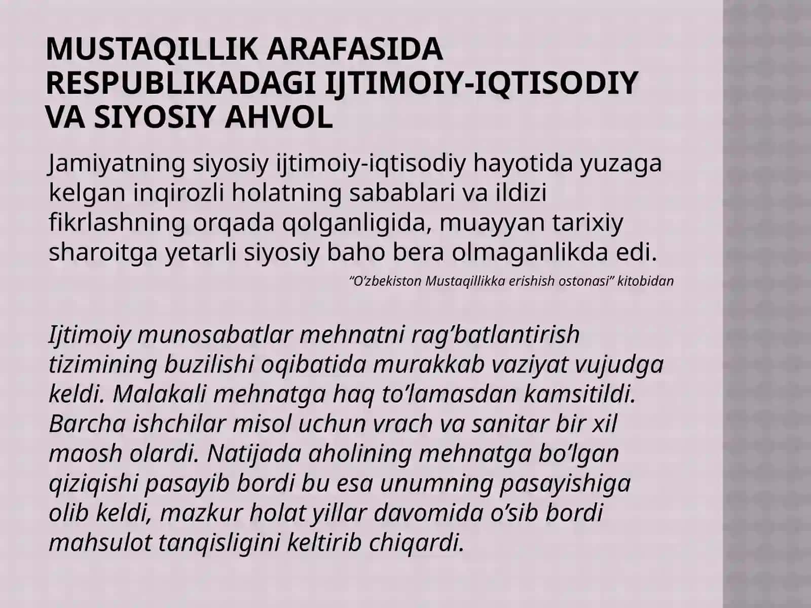 O’zbekiston respublikasining tashkil topishi va uning tarixiy ahamiyati 2