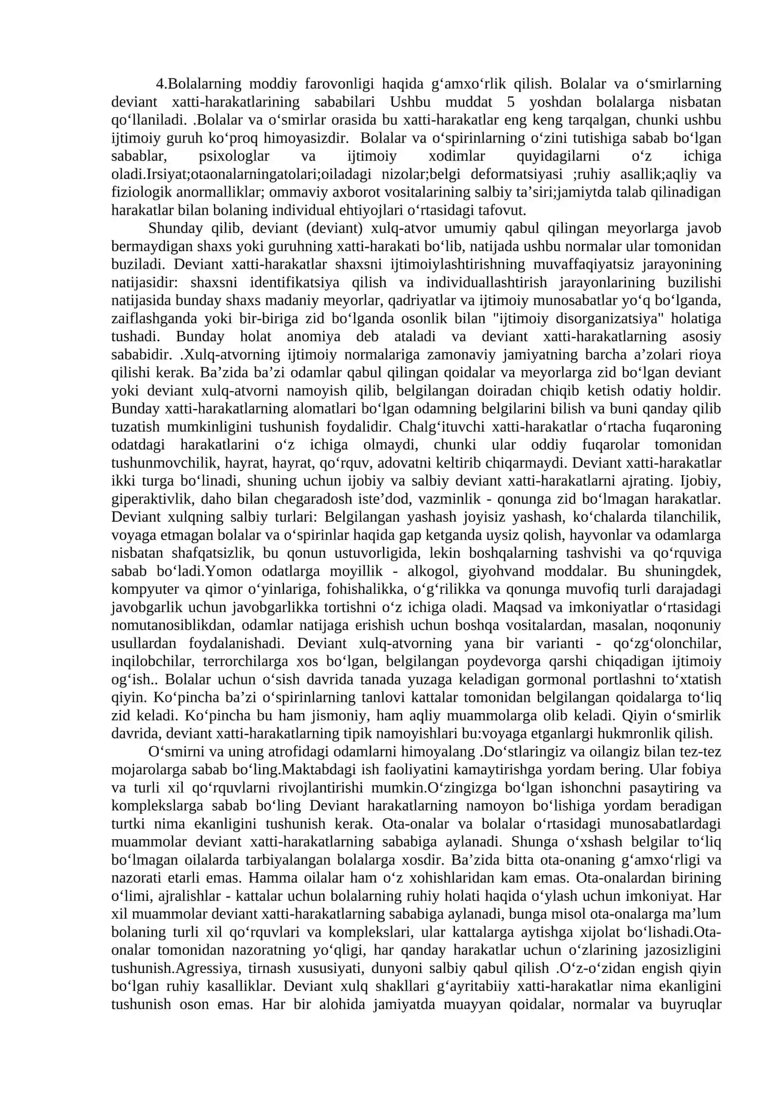 Deviant xulq-atvorli ijtimoiy bolalar bilan ijtimoiy faoliyat yuritish 2