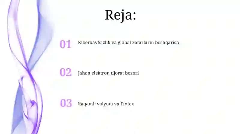 Kiberxavfsizlik va global xatarlarni boshqarish 2