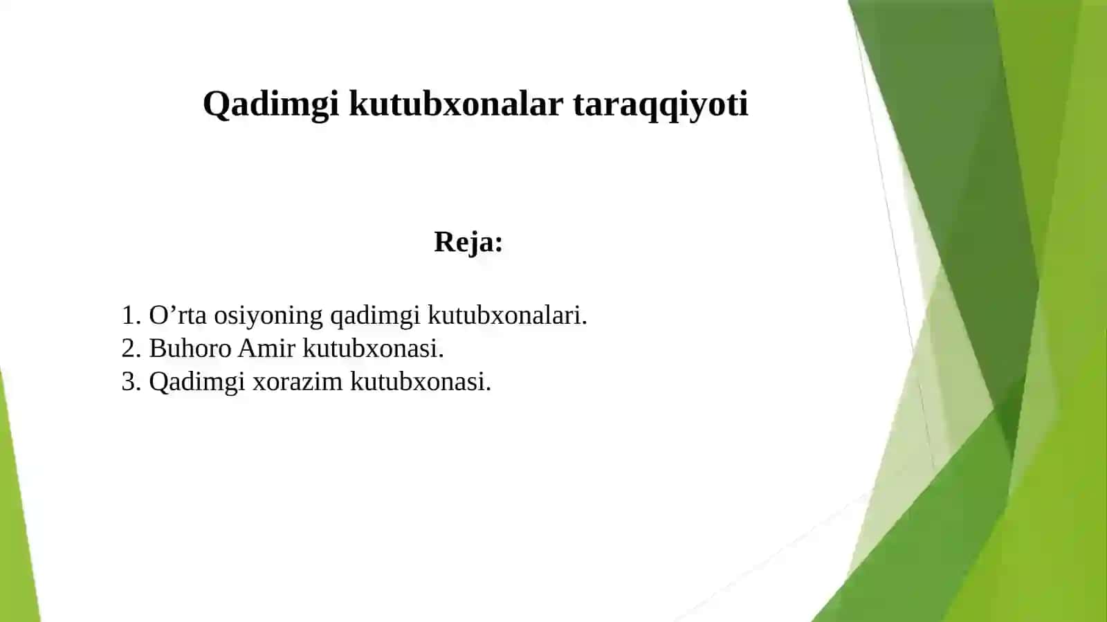 Qadimgi kutubxonalar taraqqiyoti 2