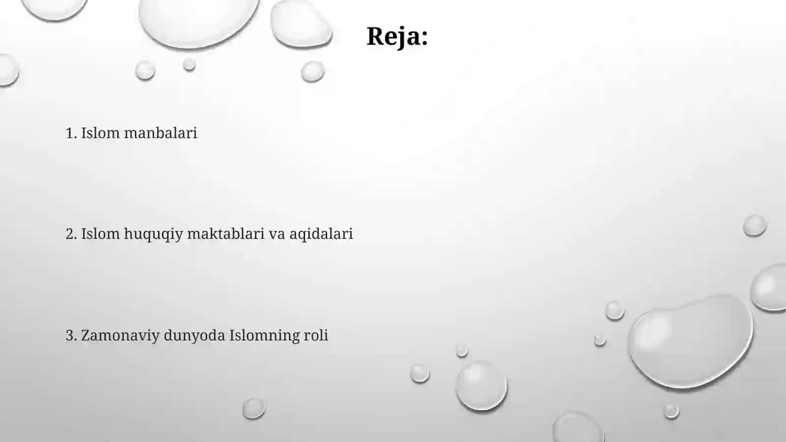 Islom dini manbalari, aqidaviy maktablari va ularning hozirgi davrdagi ahamiyati 2