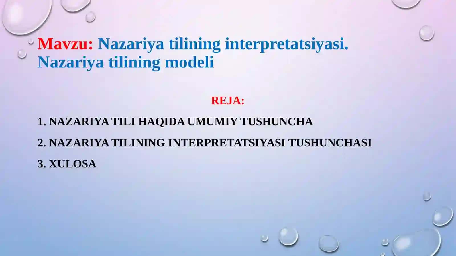 Diskret matematika va matematik mantiq fanidan tayyorlagan taqdimoti 2