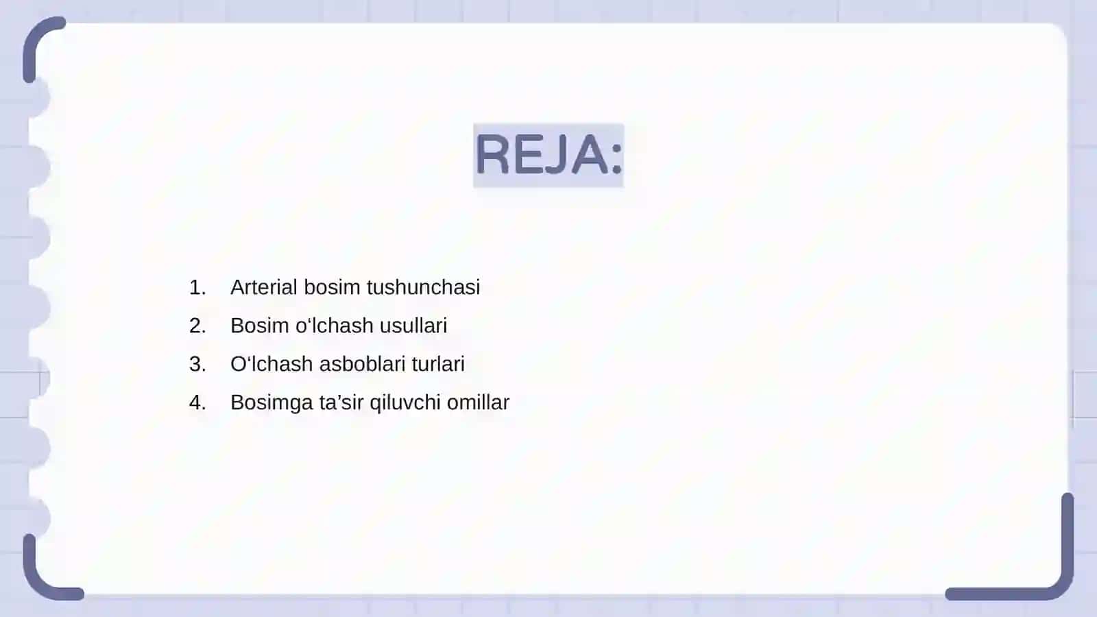 Arterial bosimni o'lchash va unga ta'sir qiluvchi omillar 2