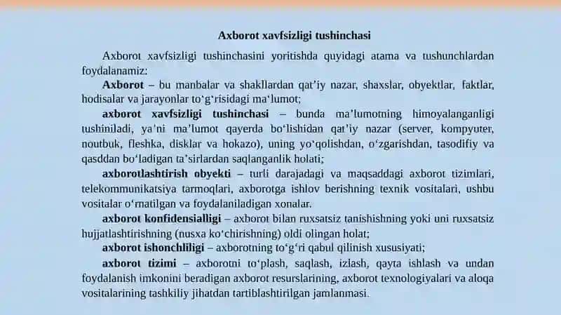 Internet xafsizligi 2