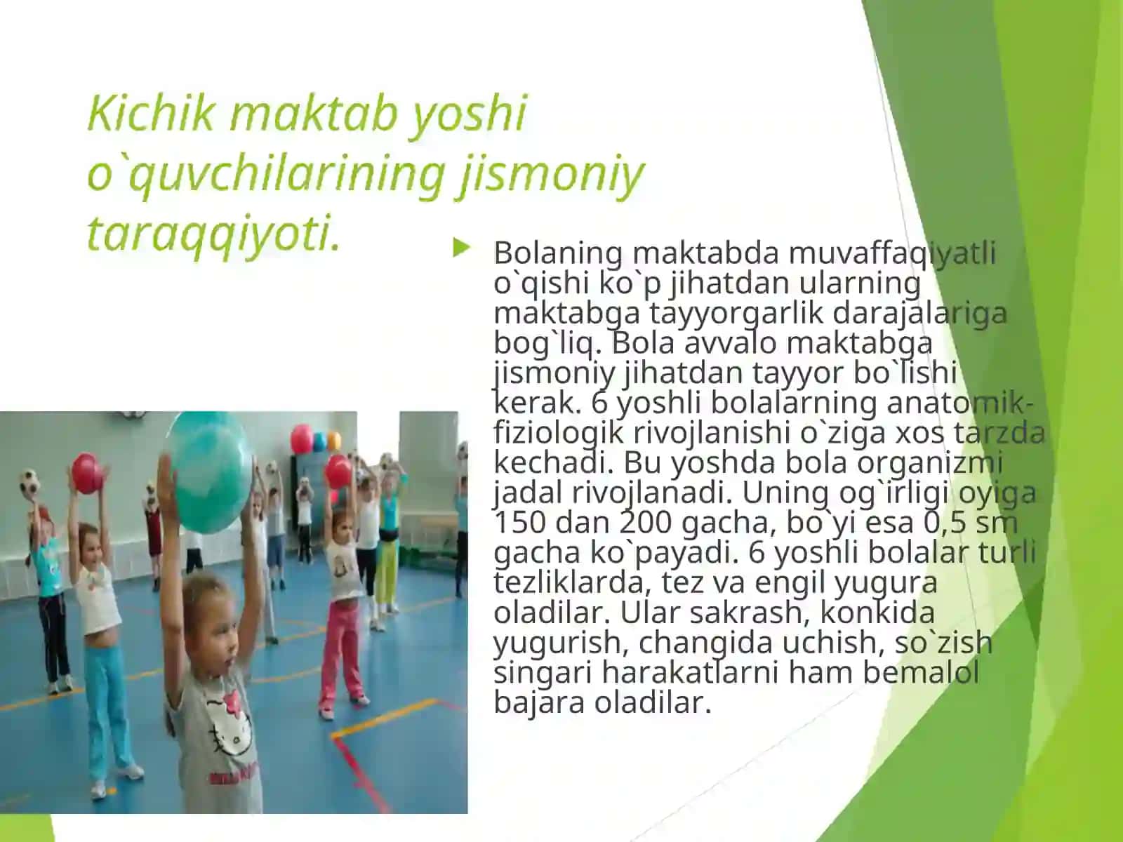 Kichik maktab yoshida bola shaxsining rivojlanish xususiyatlari 2