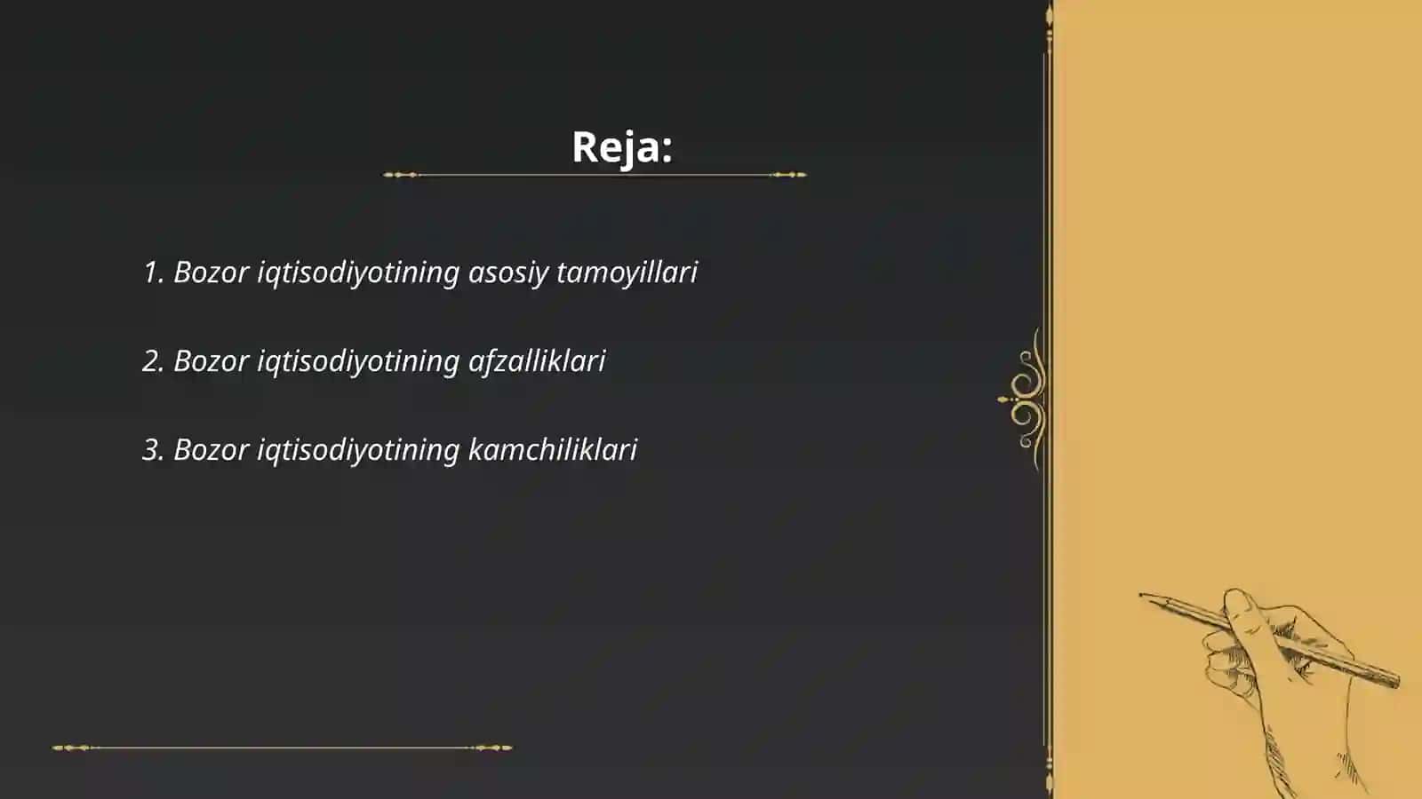 Bozor iqtisodiyotining mazmuni va unga o'tish yo'llari 2