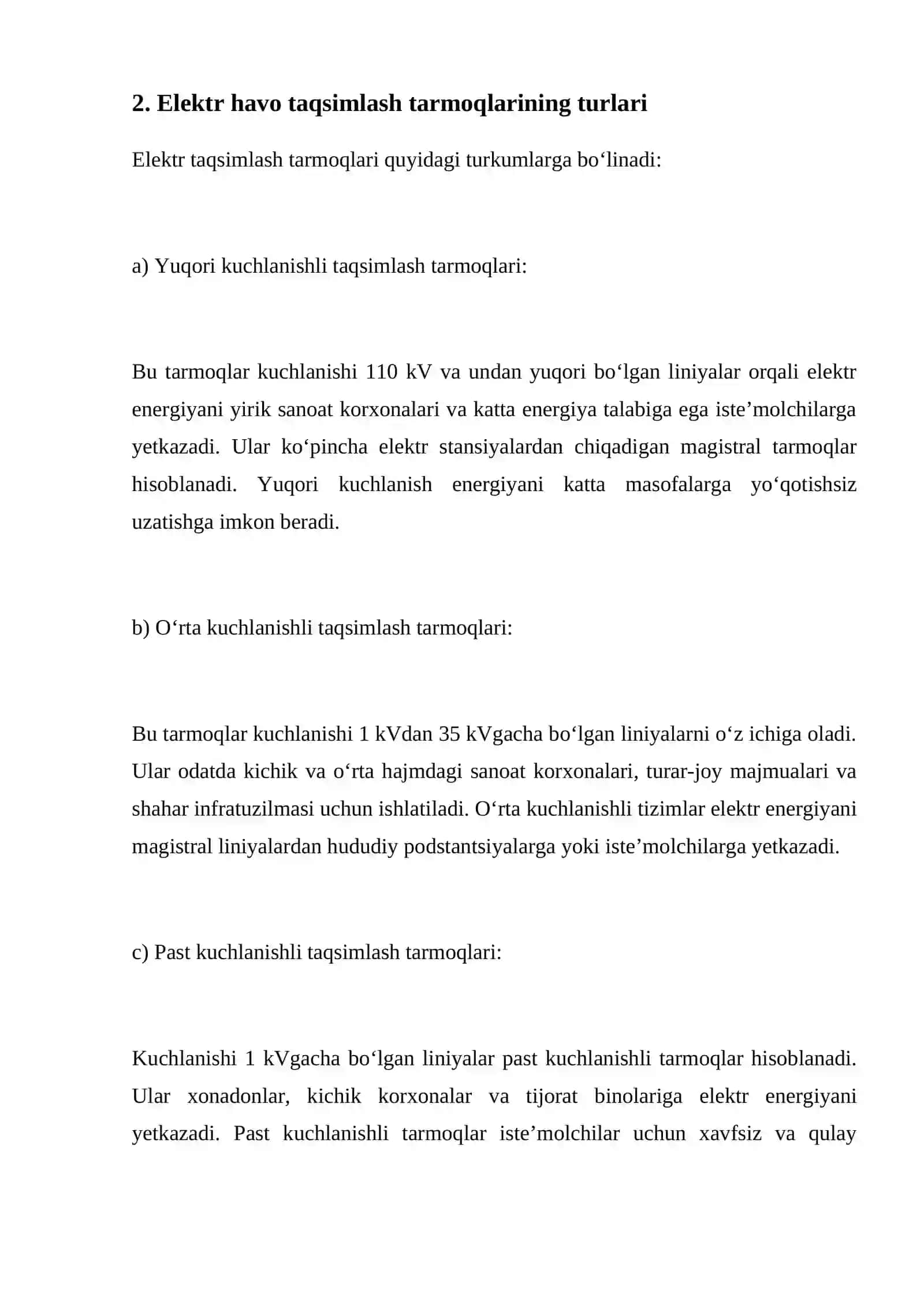 Havo taqsimlash tarmoqlari va ularning ishlash prinsiplari 2