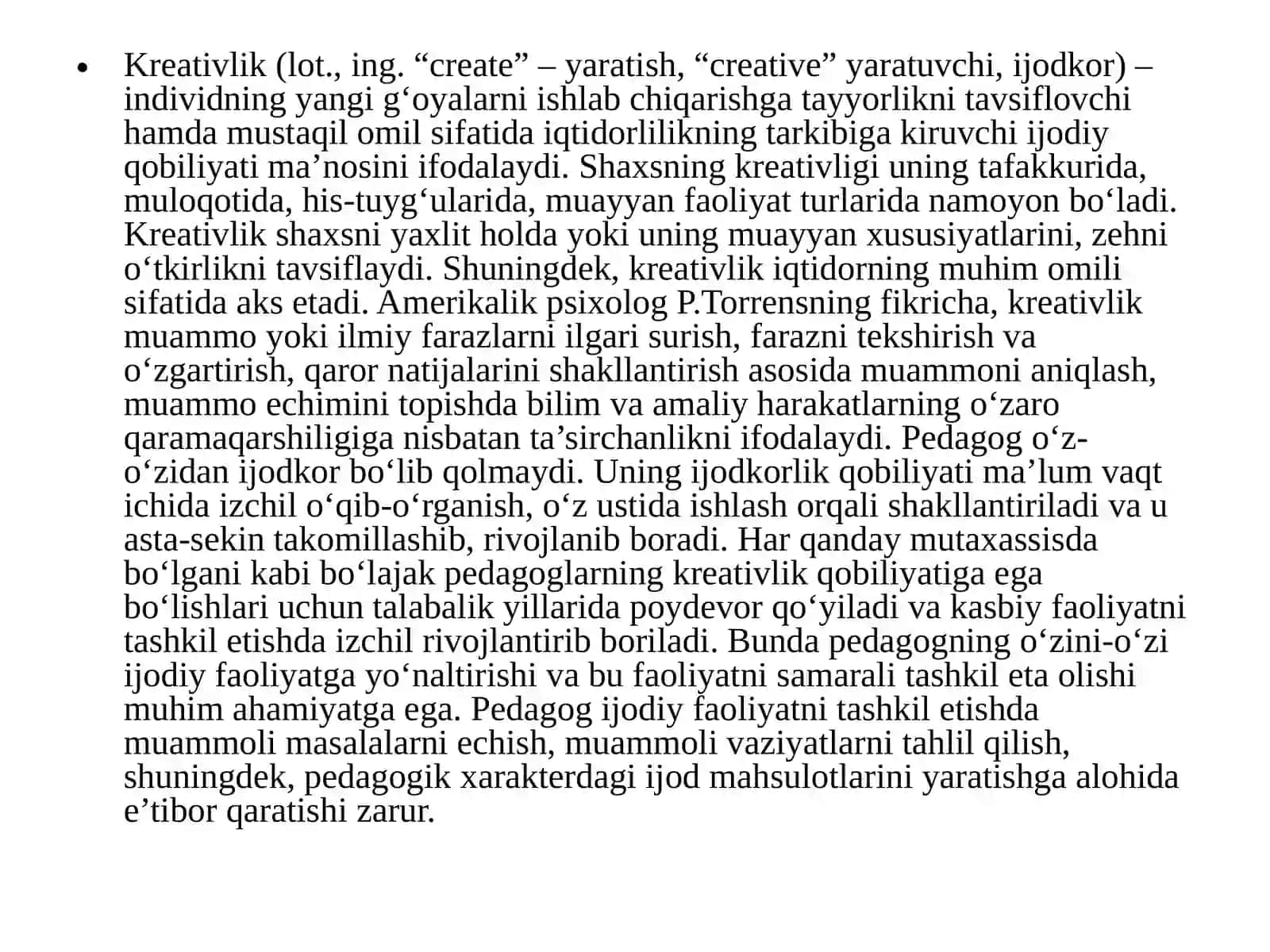 Kreativ fikrlash 2