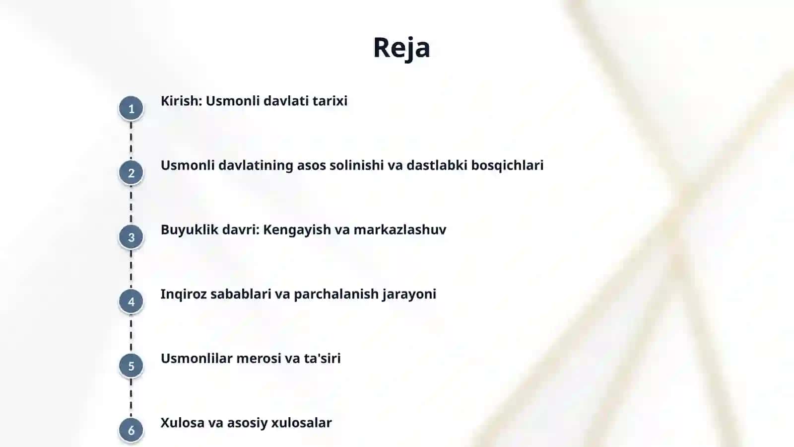 Usmonlilar imperiyasi tashkil topish va parchalanishi 2