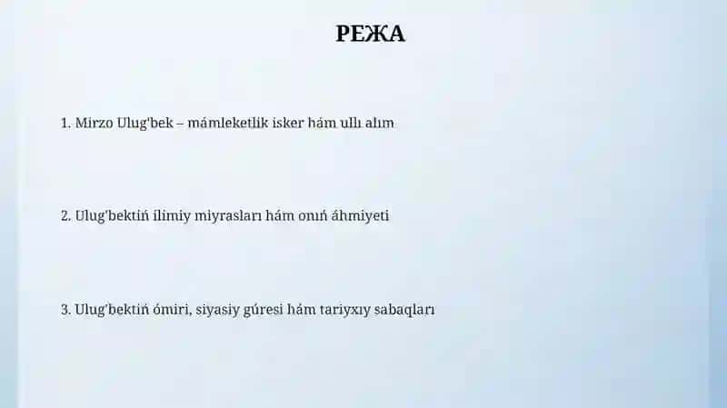 Mirzo Ulugbek mamleketlik gayratker ham ulli alim 2