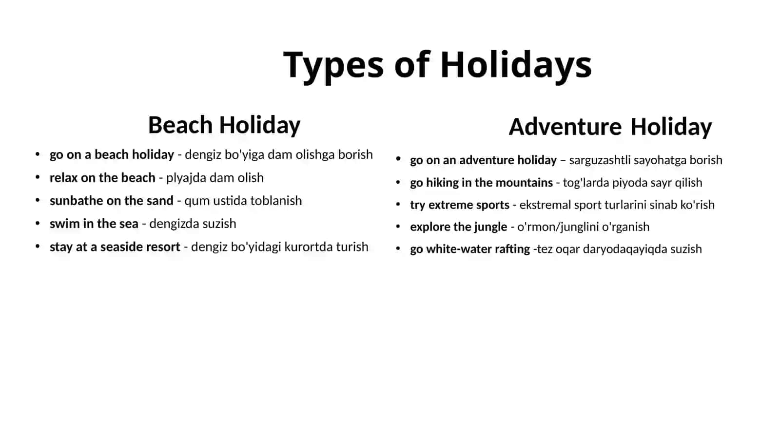 Holidays 2