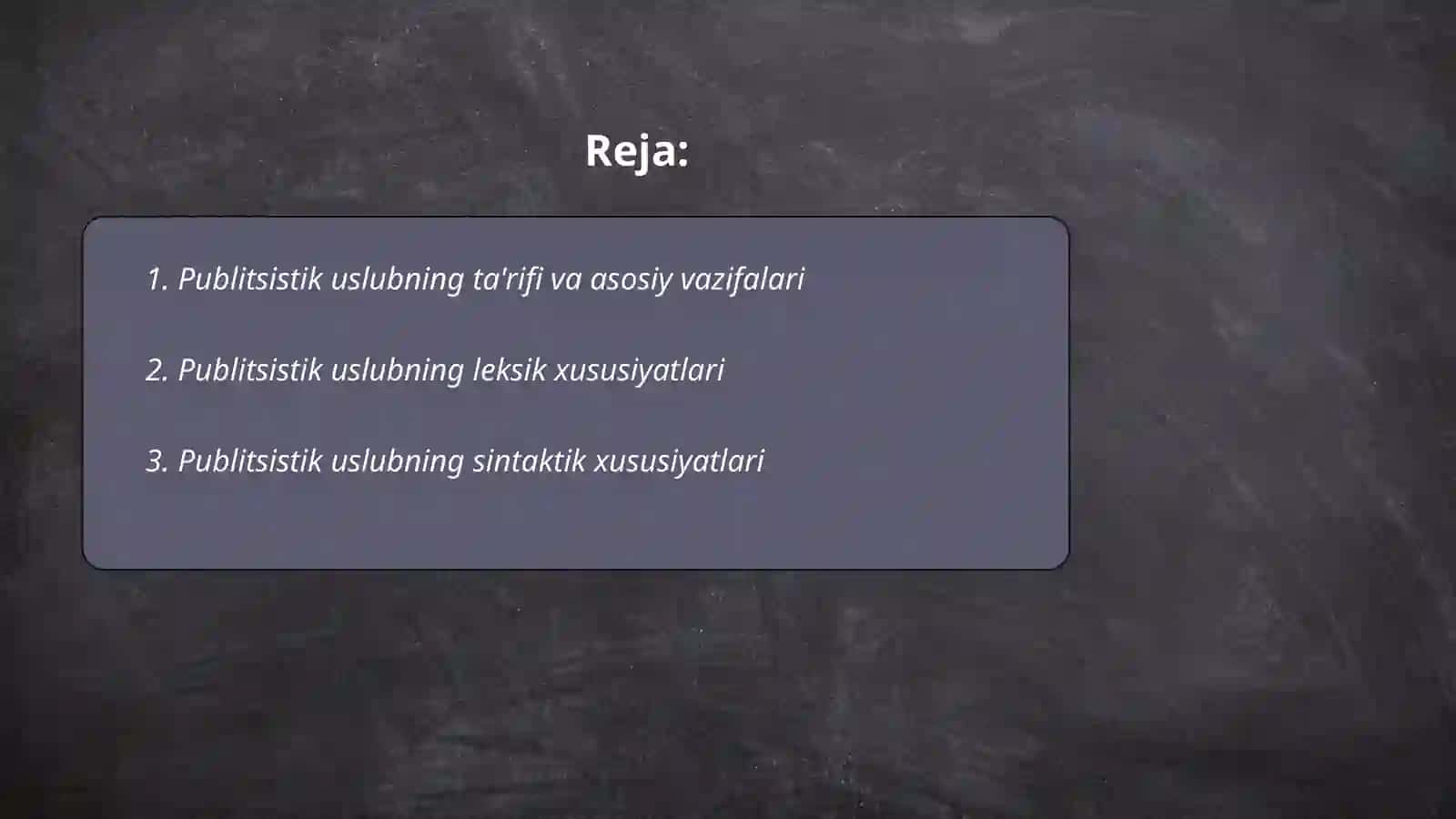 Publitsistik uslub va uning xususiyatlari 2