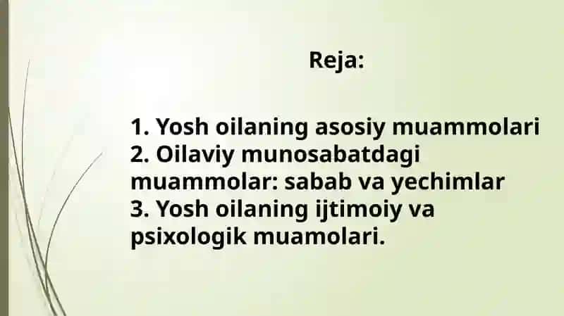 Yoshoilalarning muammolari 2
