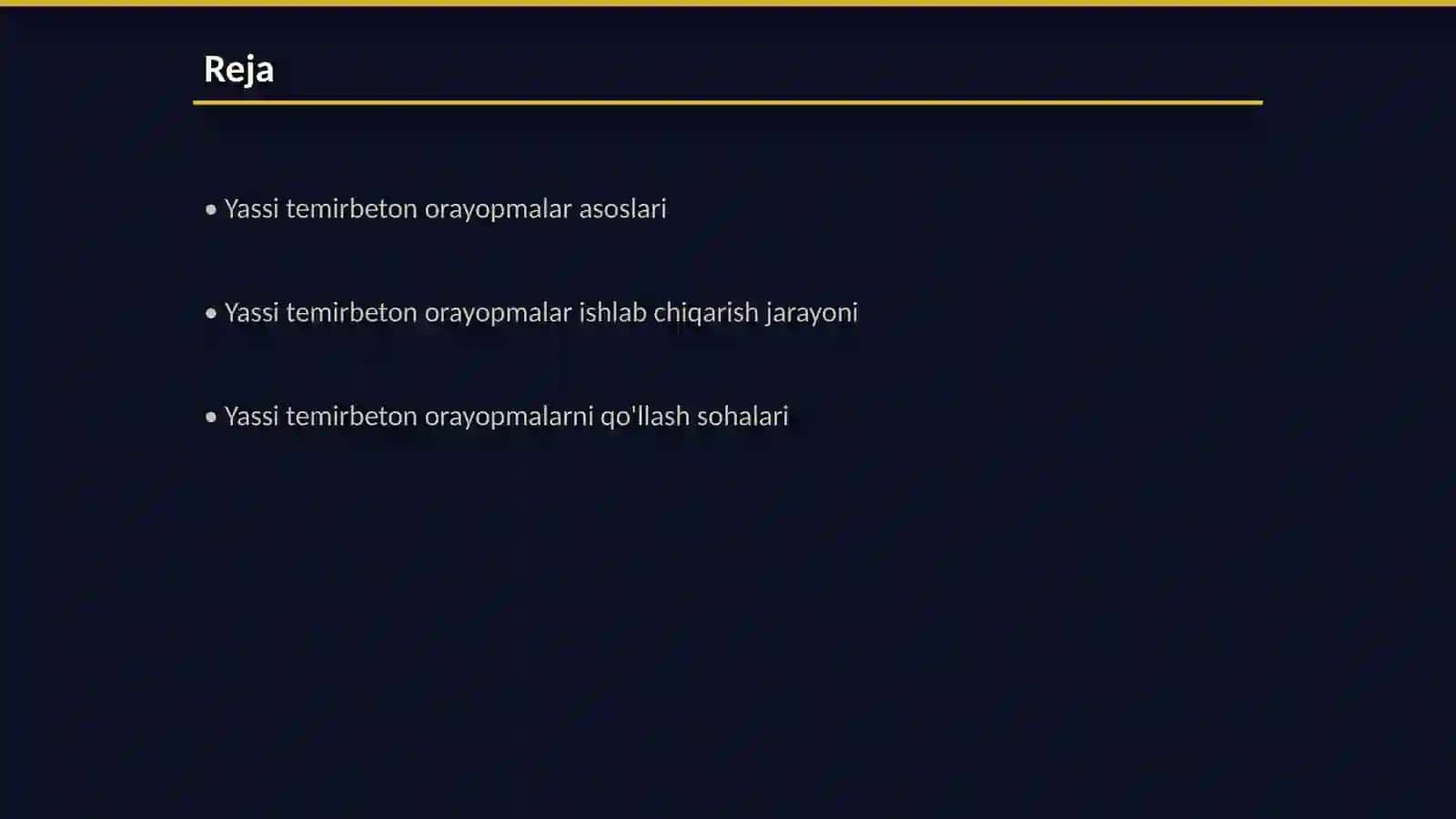 Yassi temirbeton orayopmalar va to’sinli yig’ma orayopmalar 2