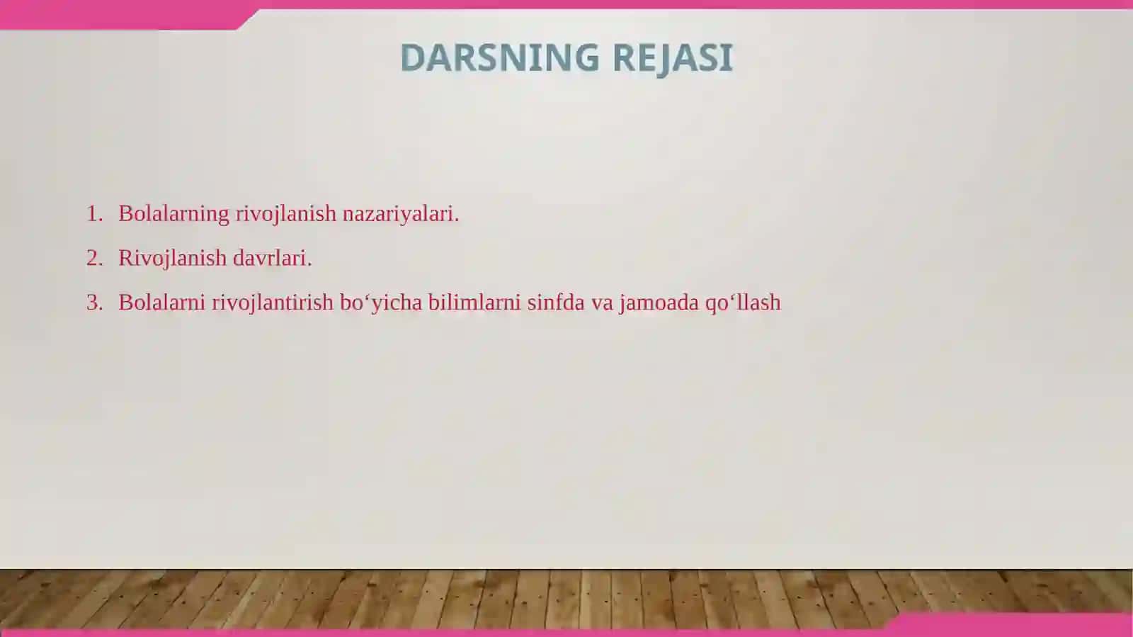 XX Asr Boshlarida Bola Rivojlanishi Nazariyalari 2