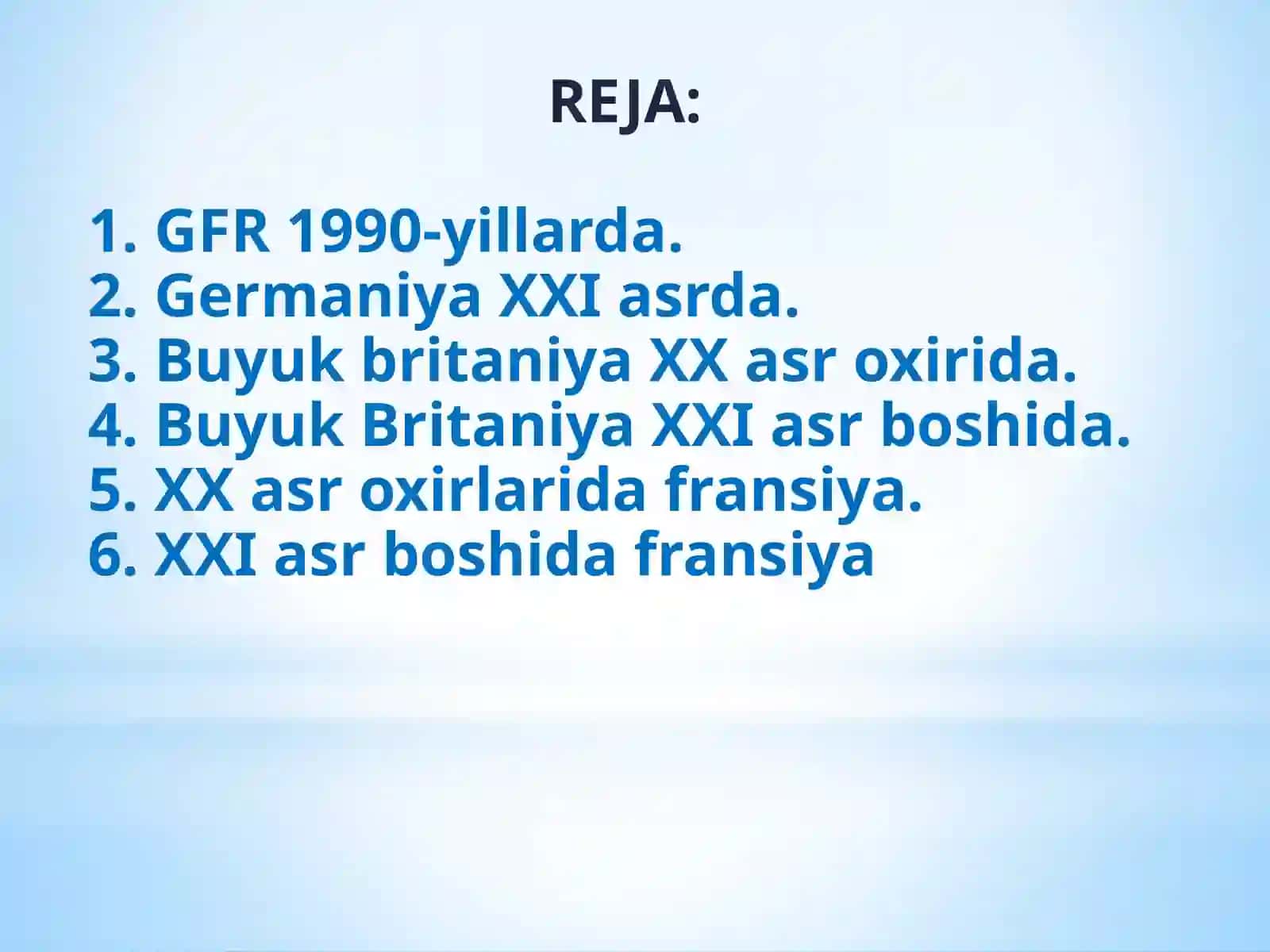 GFR 1990-yillarda 2