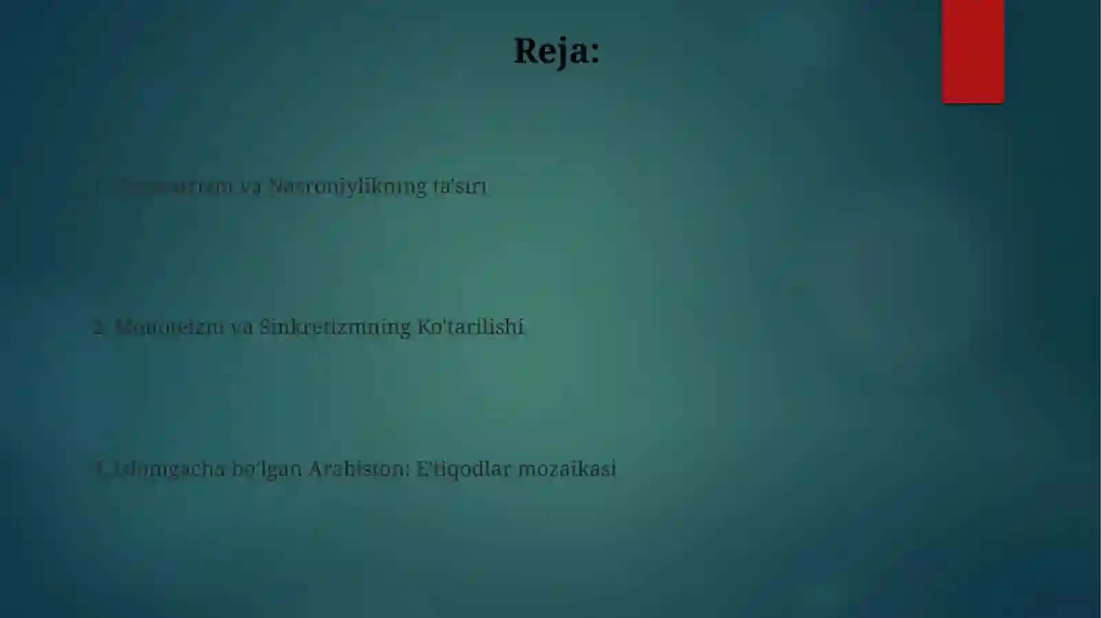 Islomgachabo'lgandiniy-mafkuraviypyuralizmbosqichi(Milodgacha, IVasrboshlaridan-milodiyVIIIasrgacha) 2