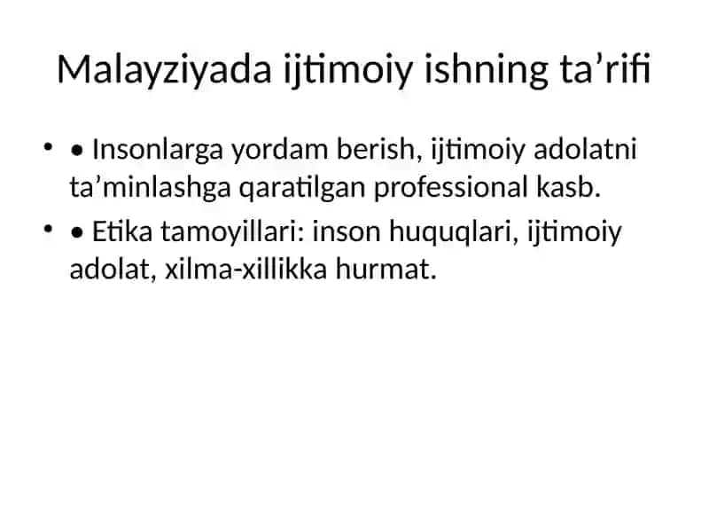 Ijtimoiy Ish 2