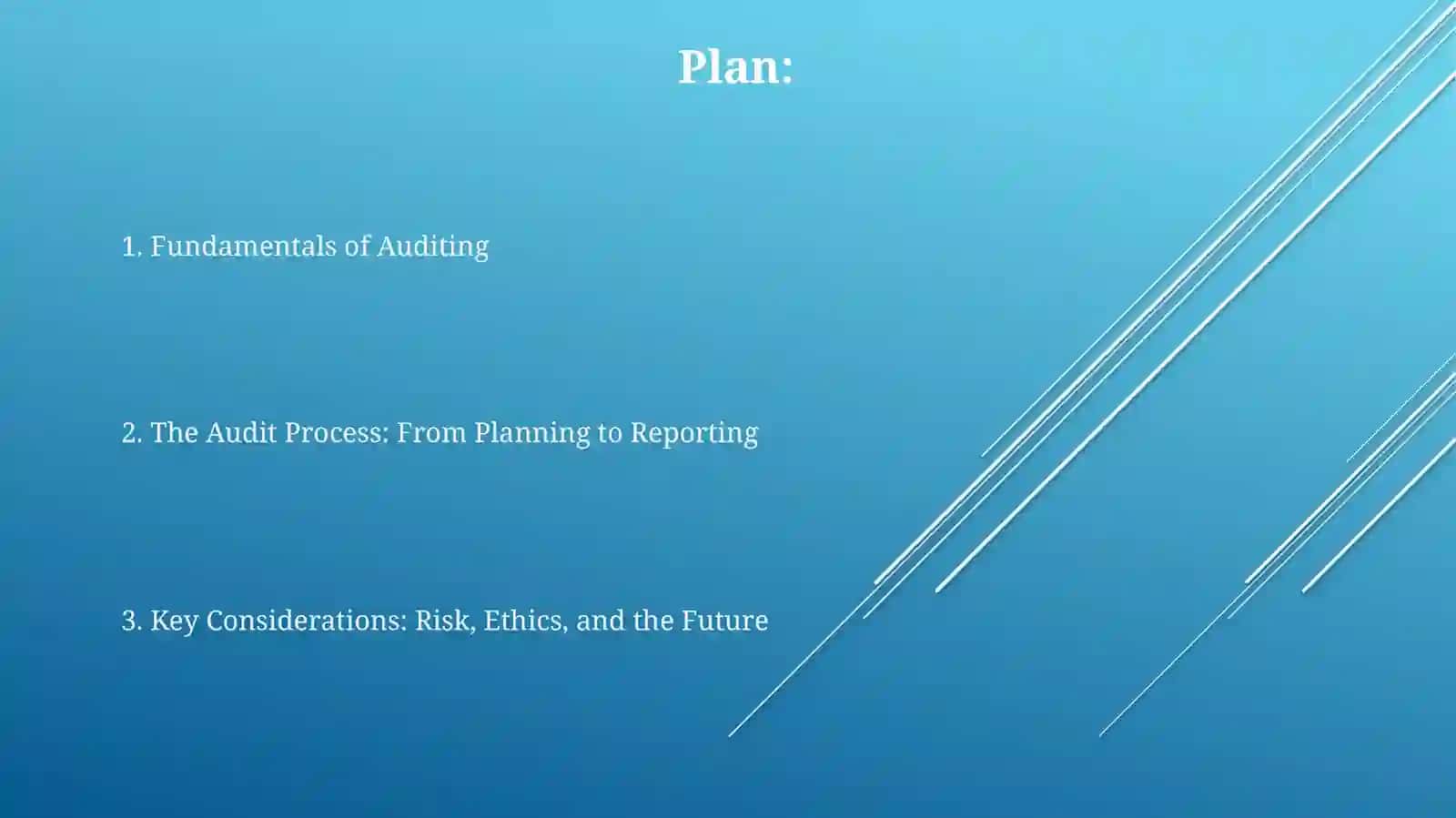 Fundamentals of Auditing 2