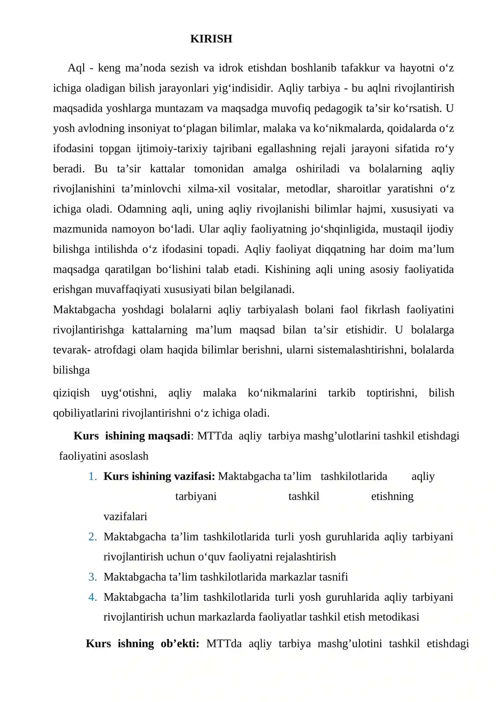 MAKTABGACHA TA’LIM TASHKILOTLARIDA AQLIY TARBIYANI TASHKIL ETISH 2