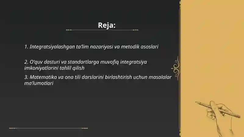 Integratsiyalashgan taʼlim matematikasi 2